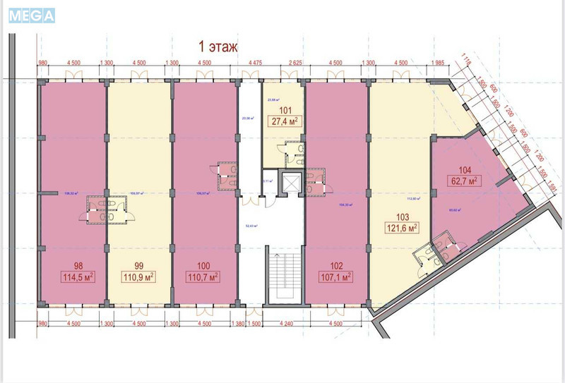 Продаж комерційної нерухомості, 62,70&nbsp;кв.м, под магазин, <a class="location-link" href="/kiev/" title="Недвижимость Київ">Київ</a>, <a class="location-link" href="/kiev/podolskij/" title="Недвижимость Подільський район">Подільський р-н</a>, Глубочицкая ул., 17 (изображение 12)