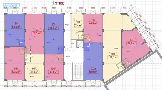 Продаж комерційної нерухомості, 42,40&nbsp;кв.м, под магазин, <a class="location-link" href="/kiev/" title="Недвижимость Київ">Київ</a>, <a class="location-link" href="/kiev/shevchenkovskij/" title="Недвижимость Шевченківський район">Шевченківський р-н</a>, Глубочицкая ул., 17 (изображение 7)