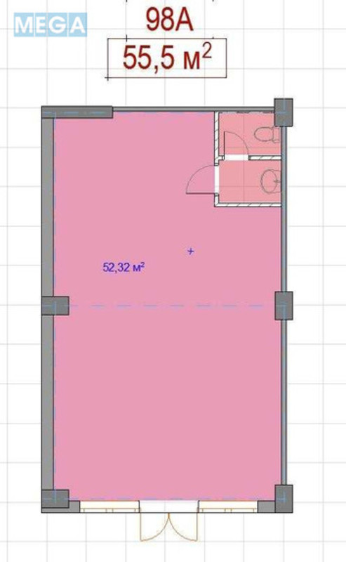 Продаж комерційної нерухомості, 42,40&nbsp;кв.м, под магазин, <a class="location-link" href="/kiev/" title="Недвижимость Київ">Київ</a>, <a class="location-link" href="/kiev/shevchenkovskij/" title="Недвижимость Шевченківський район">Шевченківський р-н</a>, Глубочицкая ул., 17 (изображение 8)