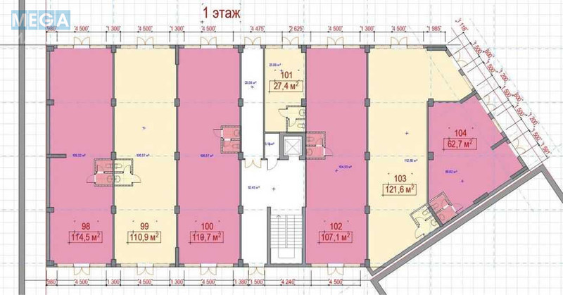 Продаж комерційної нерухомості, 121,60&nbsp;кв.м, под магазин, <a class="location-link" href="/kiev/" title="Недвижимость Київ">Київ</a>, <a class="location-link" href="/kiev/podolskij/" title="Недвижимость Подільський район">Подільський р-н</a>, Глубочицкая ул., 17 (изображение 5)
