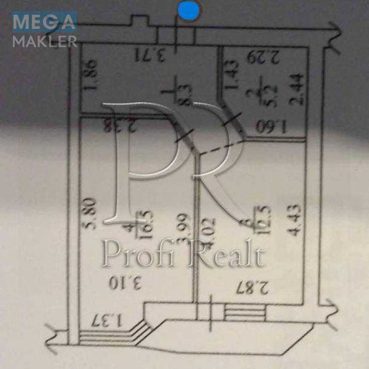 Продаж 1 кімнатної квартири (44/17/13), 2 пов. 4 пов. будинку, <a class="location-link" href="/gatnoe/" title="Недвижимость Гатне">Гатне</a>, <a class="location-link" href="/gatnoe/svyatoshinskij/" title="Недвижимость Святошинский район">Святошинский р-н</a>, Зелена вулиця, 25 (изображение 18)