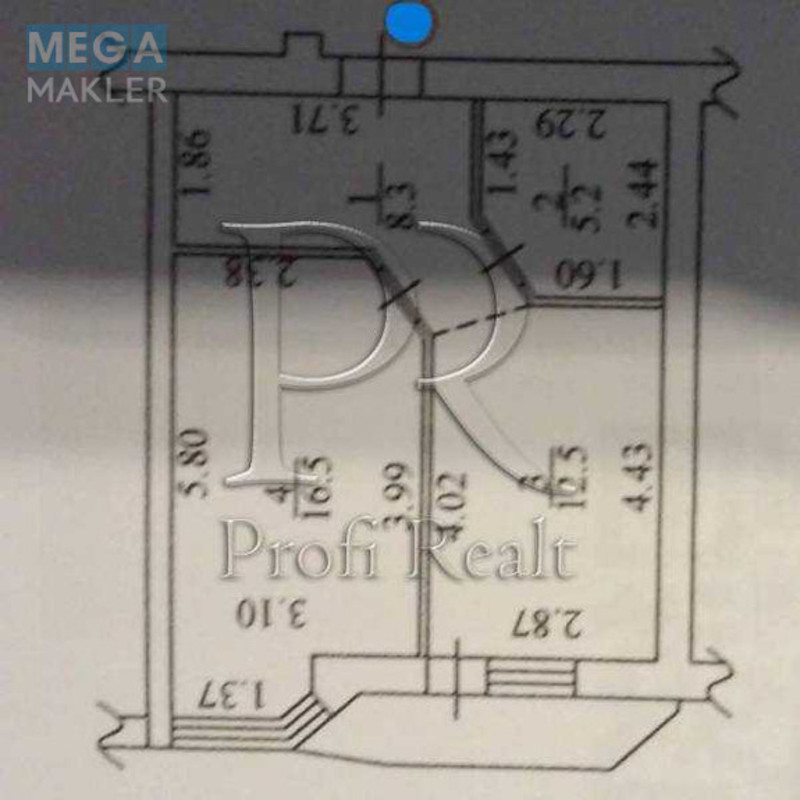 Продаж 1 кімнатної квартири (44/17/13), 2 пов. 4 пов. будинку, <a class="location-link" href="/gatnoe/" title="Недвижимость Гатне">Гатне</a>, <a class="location-link" href="/gatnoe/svyatoshinskij/" title="Недвижимость Святошинский район">Святошинский р-н</a>, Зелена вулиця, 25 (изображение 18)