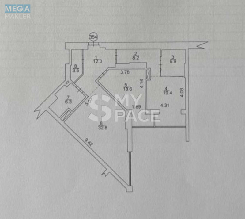 Продаж 3 кімнатної квартири (108/38/32), 3 пов. 27 пов. будинку, <a class="location-link" href="/kiev/" title="Недвижимость Київ">Київ</a>, <a class="location-link" href="/kiev/pecherskij/" title="Недвижимость Печерський район">Печерський р-н</a>, Щорса вул., 44А (изображение 24)