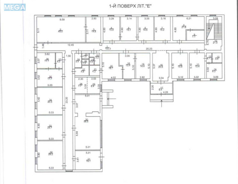 Продаж комерційної нерухомості, 1&nbsp;235&nbsp;кв.м, под офис, <a class="location-link" href="/kiev/" title="Недвижимость Київ">Київ</a>, <a class="location-link" href="/kiev/shevchenkovskij/" title="Недвижимость Шевченківський район">Шевченківський р-н</a>, Льва Толстого вул., 63 (изображение 11)