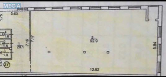 Оренда комерційної нерухомості, 118,20&nbsp;кв.м, под офис, <a class="location-link" href="/kiev/" title="Недвижимость Київ">Київ</a>, <a class="location-link" href="/kiev/podolskij/" title="Недвижимость Подільський район">Подільський р-н</a>, Нижний Вал ул., 15 (изображение 9)