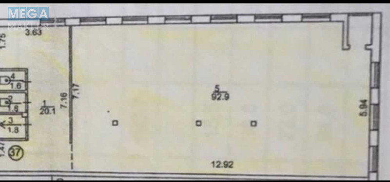 Оренда комерційної нерухомості, 118,20&nbsp;кв.м, под офис, <a class="location-link" href="/kiev/" title="Недвижимость Київ">Київ</a>, <a class="location-link" href="/kiev/podolskij/" title="Недвижимость Подільський район">Подільський р-н</a>, Нижний Вал ул., 15 (изображение 9)