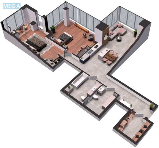 Продаж 2 кімнатної квартири (109/49/29), 16 пов. 33 пов. будинку, <a class="location-link" href="/kiev/" title="Недвижимость Київ">Київ</a>, <a class="location-link" href="/kiev/goloseevskij/" title="Недвижимость Голосіївський район">Голосіївський р-н</a>, Антоновича вул., 136 (изображение 12)