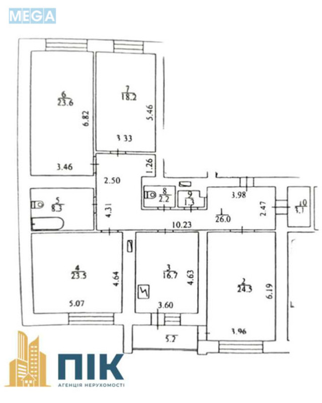 Продаж 4 кімнатної квартири (152/89/17), 2 пов. 10 пов. будинку, <a class="location-link" href="/kiev/" title="Недвижимость Київ">Київ</a>, <a class="location-link" href="/kiev/obolonskij/" title="Недвижимость Оболонський район">Оболонський р-н</a>, Героев Сталинграда просп., 8 (изображение 25)