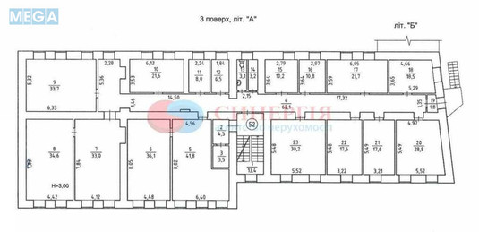 Продаж комерційної нерухомості, 518&nbsp;кв.м, под офис, <a class="location-link" href="/kiev/" title="Недвижимость Київ">Київ</a>, <a class="location-link" href="/kiev/shevchenkovskij/" title="Недвижимость Шевченківський район">Шевченківський р-н</a>, Гоголівська вул. (изображение 17)