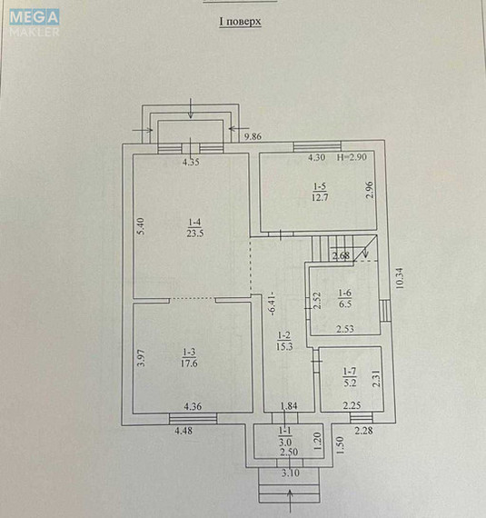 Продаж дома, 2&nbsp;поверху, 166,60&nbsp;кв.м, 5&nbsp;кімнат, ділянка 4,60&nbsp;сотки, <a class="location-link" href="/belogorodka-selo-kv/" title="Недвижимость Білогородка">Білогородка</a>, Весняна, 6 (изображение 20)