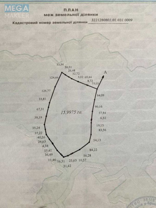 Продажа участка, 1&nbsp;600&nbsp;соток, участок под жилую застройку, <a class="location-link" href="/bogdanovka-selo-kv-brovarskij-rajon/" title="Недвижимость Богданівка">Богданівка</a>, Новобогданівська (изображение 2)