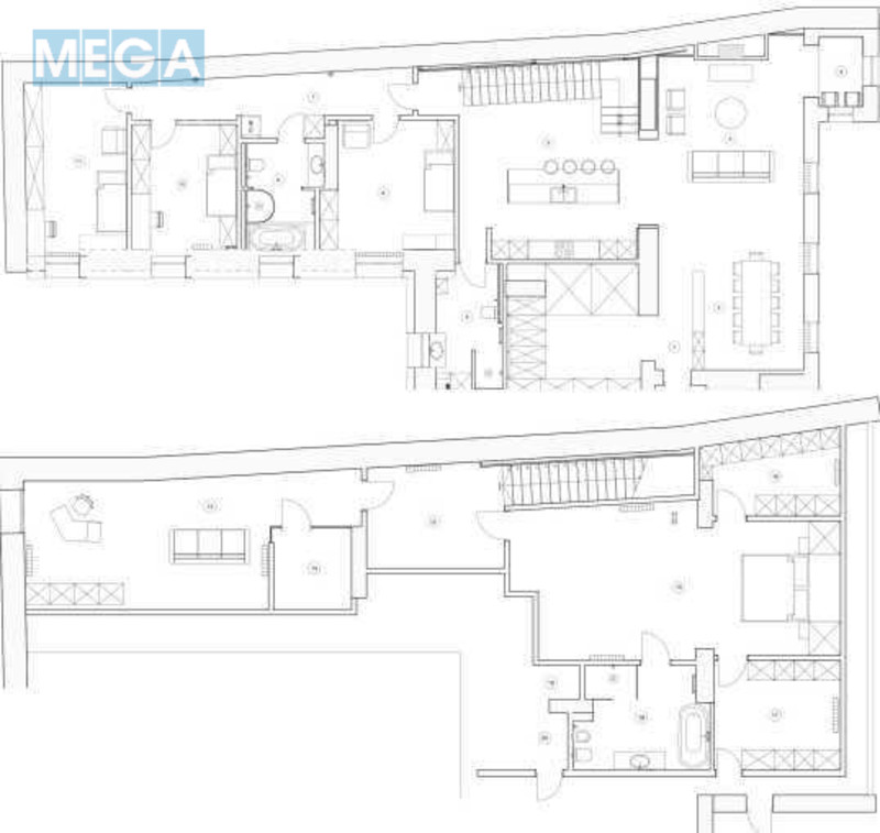 Оренда 5 кімнатної квартири, <a class="location-link" href="/kiev/" title="Недвижимость Київ">Київ</a>, <a class="location-link" href="/kiev/shevchenkovskij/" title="Недвижимость Шевченківський район">Шевченківський р-н</a>, Ярославов Вал ул., 16 (изображение 20)