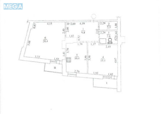Продаж 2 кімнатної квартири (64/?/10), 3 пов. 6 пов. будинку, <a class="location-link" href="/lviv/" title="Недвижимость Львів">Львів</a>, <a class="location-link" href="/lviv/lychakovskij/" title="Недвижимость Личаківський район">Личаківський р-н</a>, Пасічна, 33 (изображение 18)