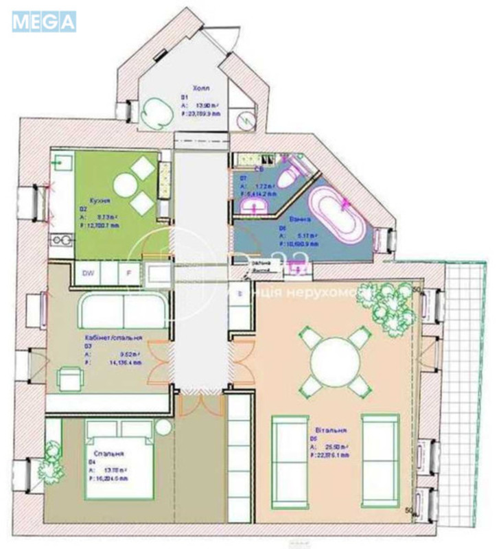 Продаж 3 кімнатної квартири (85/49/9), 6 пов. 7 пов. будинку, <a class="location-link" href="/kiev/" title="Недвижимость Київ">Київ</a>, <a class="location-link" href="/kiev/podolskij/" title="Недвижимость Подільський район">Подільський р-н</a>, Оленівська вул., 10 (изображение 12)