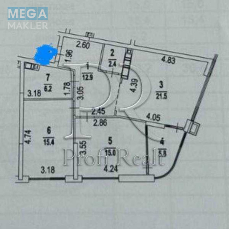 Продаж 2 кімнатної квартири (79/31/21), 18 пов. 26 пов. будинку, <a class="location-link" href="/kiev/" title="Недвижимость Київ">Київ</a>, <a class="location-link" href="/kiev/darnickij/" title="Недвижимость Дарницький район">Дарницький р-н</a>, Причальна вулиця, 14 (изображение 20)