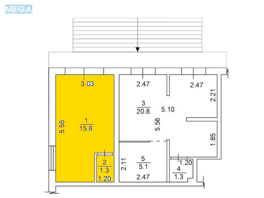 Продаж комерційної нерухомості, 17&nbsp;кв.м, под магазин, <a class="location-link" href="/kiev/" title="Недвижимость Київ">Київ</a>, <a class="location-link" href="/kiev/solomenskij/" title="Недвижимость Солом'янський район">Солом'янський р-н</a>, Миколи Василенка вул., 8 (изображение 4)