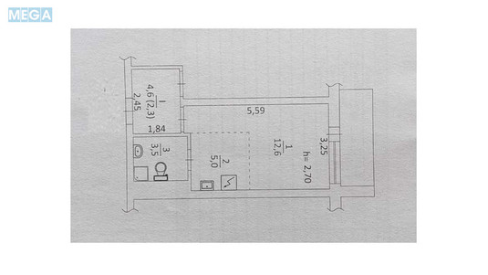 Оренда 1 кімнатної квартири, <a class="location-link" href="/kiev/" title="Недвижимость Київ">Київ</a>, <a class="location-link" href="/kiev/podolskij/" title="Недвижимость Подільський район">Подільський р-н</a>, Олександра Олеся вул., 2а (изображение 6)