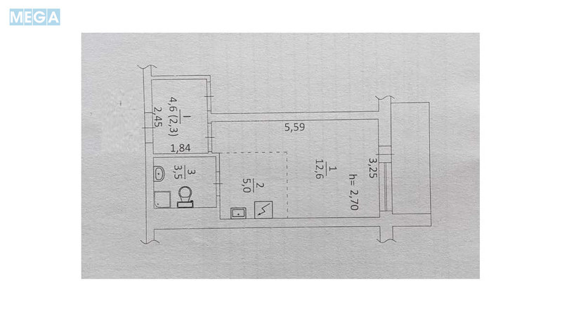 Оренда 1 кімнатної квартири, <a class="location-link" href="/kiev/" title="Недвижимость Київ">Київ</a>, <a class="location-link" href="/kiev/podolskij/" title="Недвижимость Подільський район">Подільський р-н</a>, Олександра Олеся вул., 2а (изображение 6)