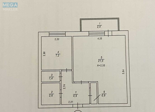 Оренда 1 кімнатної квартири, <a class="location-link" href="/kiev/" title="Недвижимость Київ">Київ</a>, <a class="location-link" href="/kiev/goloseevskij/" title="Недвижимость Голосіївський район">Голосіївський р-н</a>, Феодосійська вул., 4 (изображение 12)