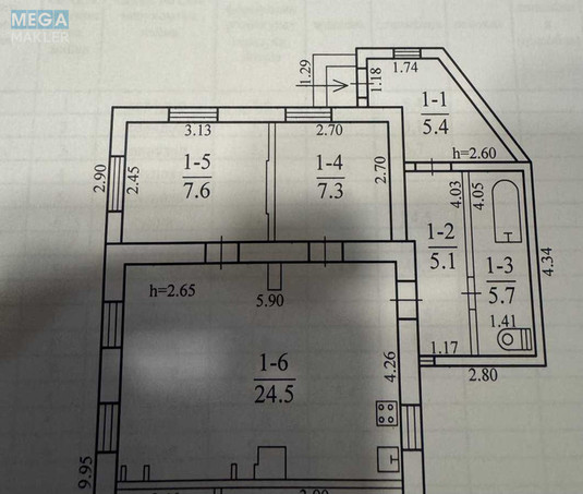 Продаж дома, 1&nbsp; поверх, 56&nbsp;кв.м, 3&nbsp;кімнати, ділянка 8&nbsp;соток, <a class="location-link" href="/dnepropetrovsk/" title="Недвижимость Дніпра">Дніпро</a>, Арктическая (изображение 10)
