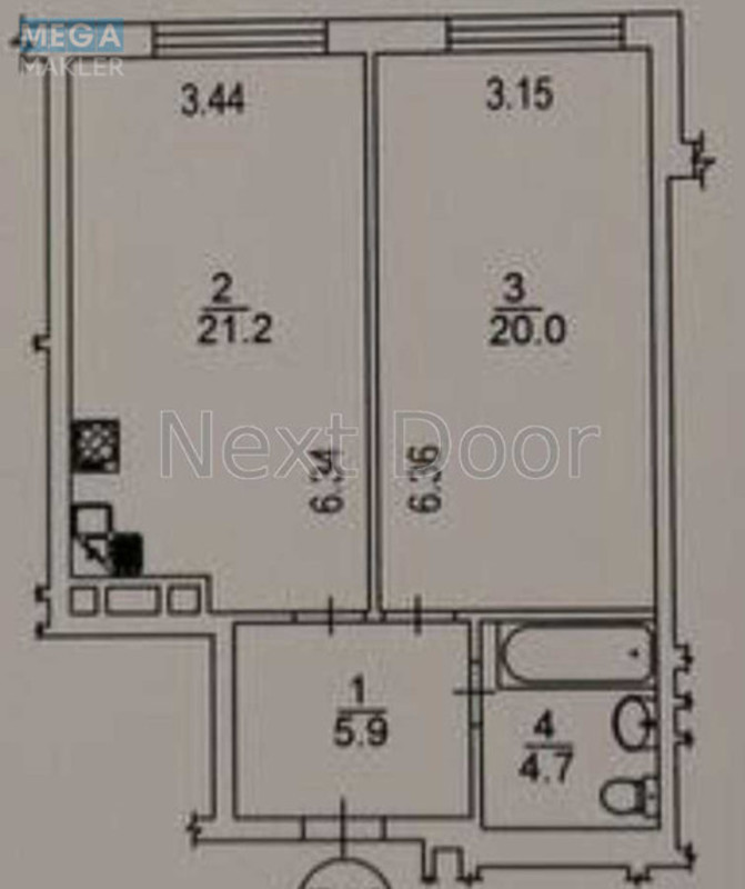 Оренда 1 кімнатної квартири, <a class="location-link" href="/kiev/" title="Недвижимость Київ">Київ</a>, <a class="location-link" href="/kiev/podolskij/" title="Недвижимость Подільський район">Подільський р-н</a>, Європейського Союзу просп., 49 (изображение 15)
