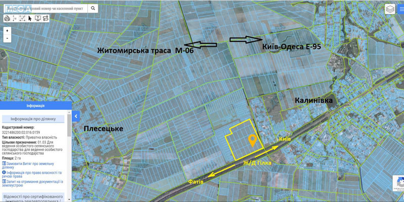 Продажа участка, 4&nbsp;800&nbsp;соток, земля сельскохозяйственного назначения, <a class="location-link" href="/kalinovka-pgt-kv/" title="Недвижимость Калинівка">Калинівка</a>, Ж/Д (изображение 4)