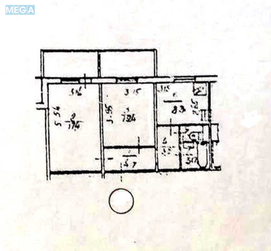 Оренда 2 кімнатної квартири, <a class="location-link" href="/kiev/" title="Недвижимость Київ">Київ</a>, <a class="location-link" href="/kiev/svyatoshinskij/" title="Недвижимость Святошинський район">Святошинський р-н</a>, Академика Ефремова ул., 18 (изображение 17)
