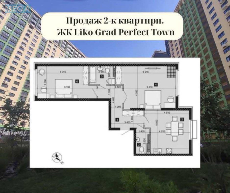 Новобудова, 23 поверхів, <a class="location-link" href="/kiev/" title="Недвижимость Київ">Київ</a>, <a class="location-link" href="/kiev/solomenskij/" title="Недвижимость Солом'янський район">Солом'янський р-н</a>, Михайла Максимовича вул., 32Б (изображение 2)