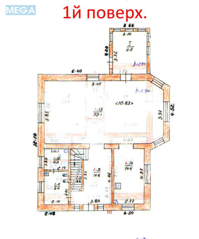 Продаж дома, 2&nbsp;поверху, 313&nbsp;кв.м, 6&nbsp;кімнат, ділянка 25&nbsp;соток, <a class="location-link" href="/zavalovka/" title="Недвижимость Завалівка">Завалівка</a>, Олгі Токаря (изображение 23)