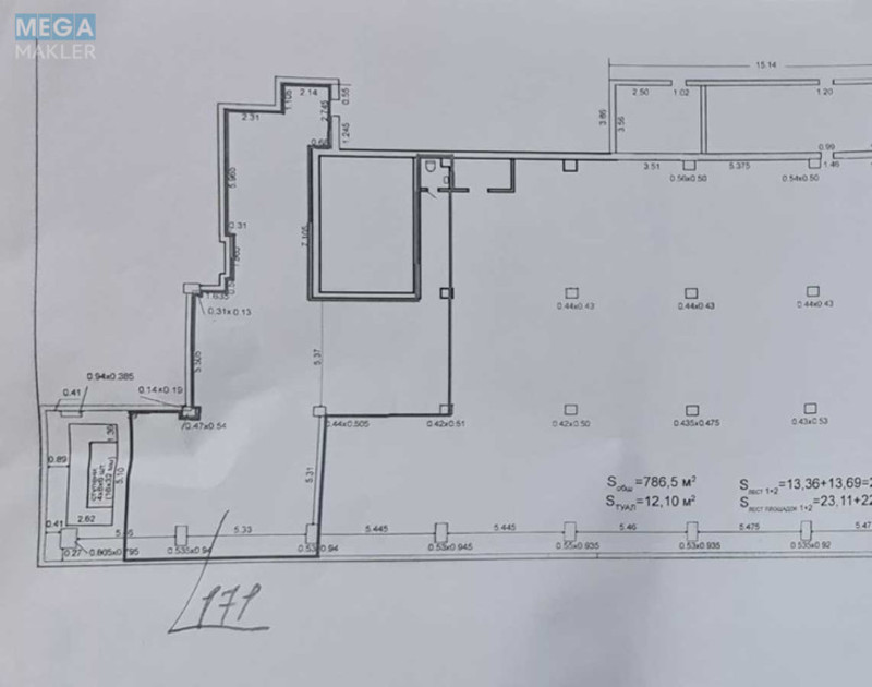 Оренда комерційної нерухомості, 171&nbsp;кв.м, под магазин, <a class="location-link" href="/kiev/" title="Недвижимость Київ">Київ</a>, <a class="location-link" href="/kiev/svyatoshinskij/" title="Недвижимость Святошинський район">Святошинський р-н</a>, Гната Юри вул., 3 (изображение 4)