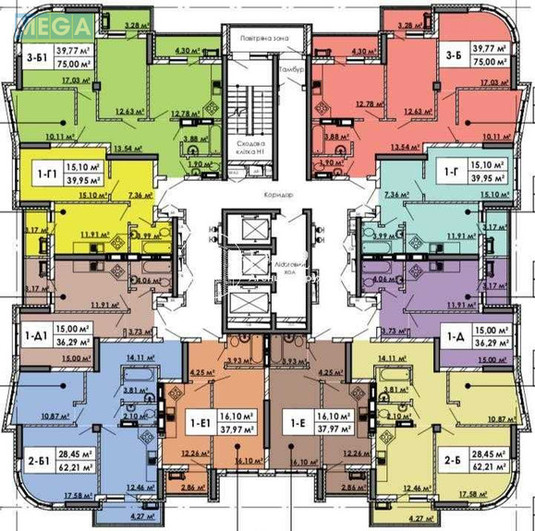 Продаж 1 кімнатної квартири (37/15/12), 23 пов. 26 пов. будинку, <a class="location-link" href="/kiev/" title="Недвижимость Київ">Київ</a>, <a class="location-link" href="/kiev/darnickij/" title="Недвижимость Дарницький район">Дарницький р-н</a>, Клеманська вулиця, 7 (изображение 9)