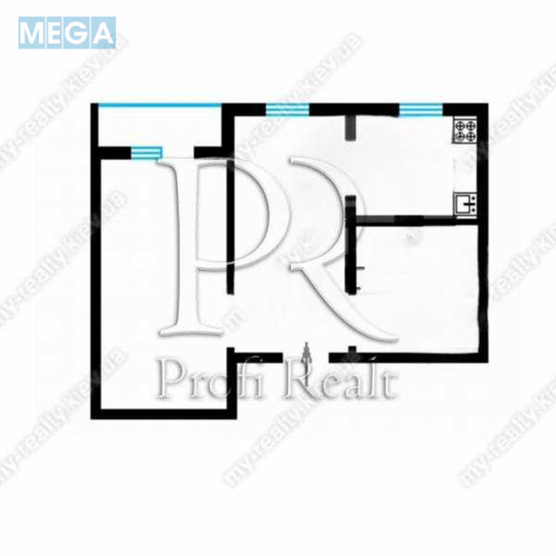 Продаж 2 кімнатної квартири (45/26/7), 9 пов. 9 пов. будинку, <a class="location-link" href="/kiev/" title="Недвижимость Київ">Київ</a>, <a class="location-link" href="/kiev/svyatoshinskij/" title="Недвижимость Святошинський район">Святошинський р-н</a>, Курбаса Леся проспект, 4 (изображение 4)