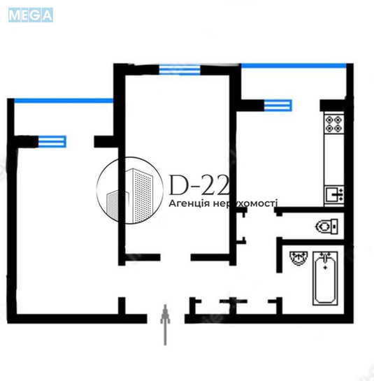 Продаж 2 кімнатної квартири (57/30/9), 16 пов. 16 пов. будинку, <a class="location-link" href="/kiev/" title="Недвижимость Київ">Київ</a>, <a class="location-link" href="/kiev/darnickij/" title="Недвижимость Дарницький район">Дарницький р-н</a>, Харківське шосе, 59 (изображение 24)