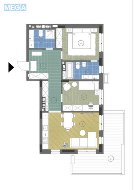 Новобудова, 9 поверхів, <a class="location-link" href="/kiev/" title="Недвижимость Київ">Київ</a>, <a class="location-link" href="/kiev/svyatoshinskij/" title="Недвижимость Святошинський район">Святошинський р-н</a>, Берестейський просп., 139 (изображение 19)