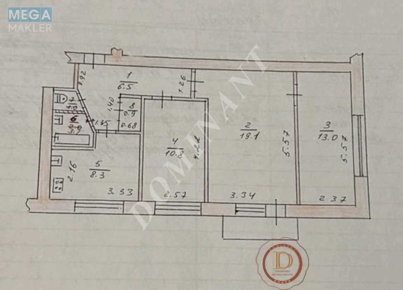 Продаж 3 кімнатної квартири (62/8/8), 3 пов. 5 пов. будинку, <a class="location-link" href="/zaporozhje/" title="Недвижимость Запоріжжя">Запоріжжя</a>, <a class="location-link" href="/zaporozhje/zhovtnevyj/" title="Недвижимость Жовтневий район">Жовтневий р-н</a>, Святого Николая, 8 (изображение 7)