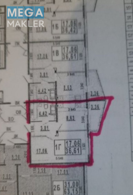 Новобудова, 25 поверхів, от представителя собственника, <a class="location-link" href="/kiev/" title="Недвижимость Київ">Київ</a>, <a class="location-link" href="/kiev/darnickij/" title="Недвижимость Дарницький район">Дарницький р-н</a>, Бориса Гмирі  20 ( <img src="https://megamakler.com.ua/metro/00ff00.gif" alt="" class="metro" /> м. Позняки, 10 ) (изображение 2)