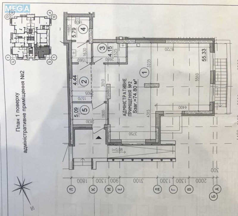 Оренда комерційної нерухомості, 72&nbsp;кв.м, под магазин, <a class="location-link" href="/kiev/" title="Недвижимость Київ">Київ</a>, <a class="location-link" href="/kiev/dneprovskij/" title="Недвижимость Дніпровський район">Дніпровський р-н</a>, Краковская ул., 27б (изображение 6)