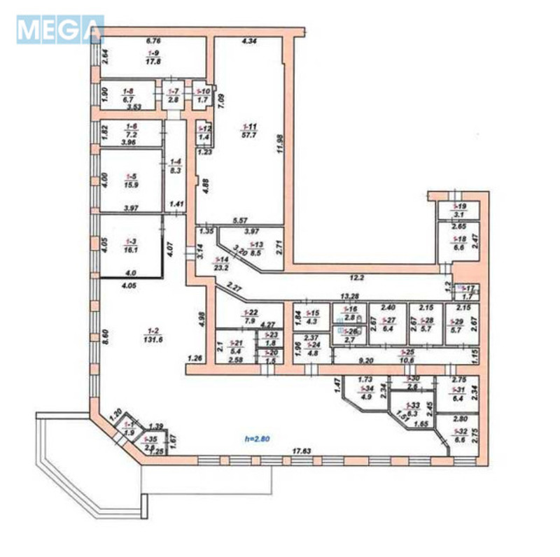 Продаж комерційної нерухомості, 401,20&nbsp;кв.м, под офис, <a class="location-link" href="/zhitomir/" title="Недвижимость Житомир">Житомир</a>, <a class="location-link" href="/zhitomir/bogunskij/" title="Недвижимость Богунський район">Богунський р-н</a>, Небесної Сотні, 41 (изображение 14)