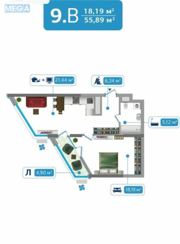 Новобудова, 25 поверхів, <a class="location-link" href="/kiev/" title="Недвижимость Київ">Київ</a>, <a class="location-link" href="/kiev/darnickij/" title="Недвижимость Дарницький район">Дарницький р-н</a>, Осокорская ул. (изображение 23)