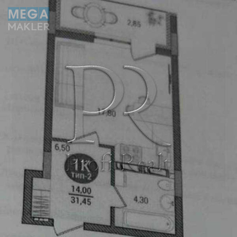 Продаж 1 кімнатної квартири (32/14/6), 1 пов. 6 пов. будинку, <a class="location-link" href="/kiev/" title="Недвижимость Київ">Київ</a>, <a class="location-link" href="/kiev/desnyanskij/" title="Недвижимость Деснянський район">Деснянський р-н</a>, Бальзака Оноре де вулиця, 11 (изображение 5)