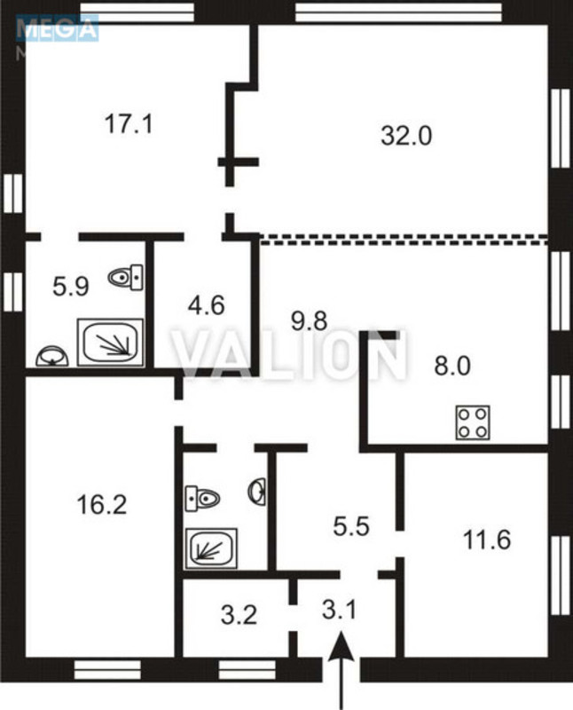 Продаж дома, 1&nbsp; поверх, 121&nbsp;кв.м, 4&nbsp;кімнати, ділянка 4&nbsp;сотки, <a class="location-link" href="/vita-pochtovaya/" title="Недвижимость Віта-Поштова">Віта-Поштова</a>, Вишнева (изображение 16)