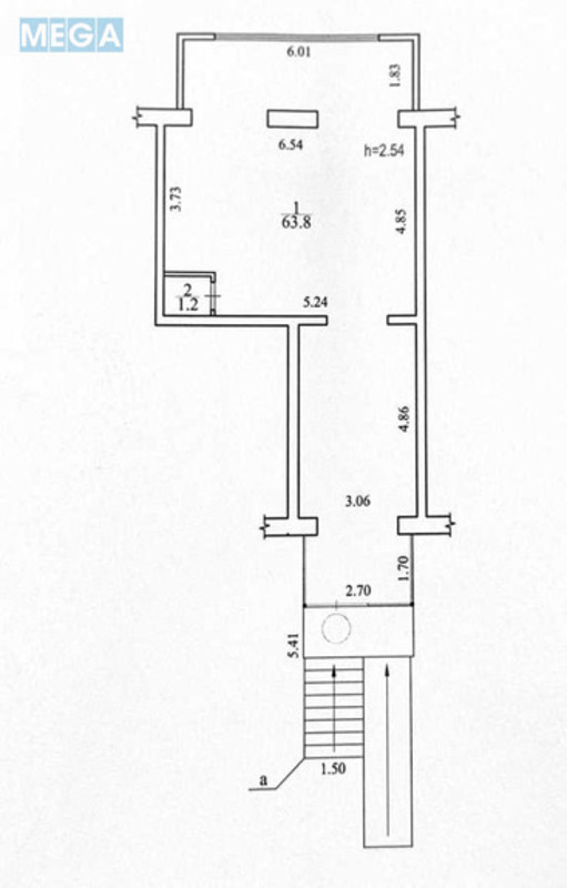 Оренда окремої будівлі/побудови, 64&nbsp;кв.м, <a class="location-link" href="/kiev/" title="Недвижимость Київ">Київ</a>, <a class="location-link" href="/kiev/dneprovskij/" title="Недвижимость Дніпровський район">Дніпровський р-н</a>, Курнатовського вул., 11 (изображение 8)