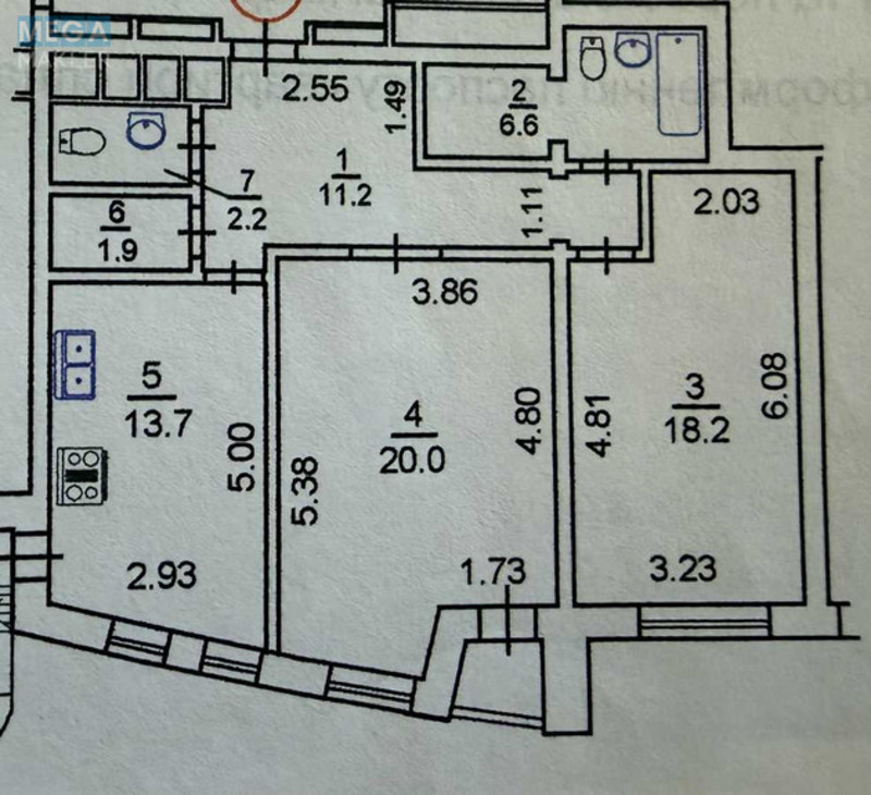 Продаж 2 кімнатної квартири (75/38/13), 12 пов. 24 пов. будинку, <a class="location-link" href="/kiev/" title="Недвижимость Київ">Київ</a>, <a class="location-link" href="/kiev/pecherskij/" title="Недвижимость Печерський район">Печерський р-н</a>, Евгения Коновальца ул., 36б (изображение 9)