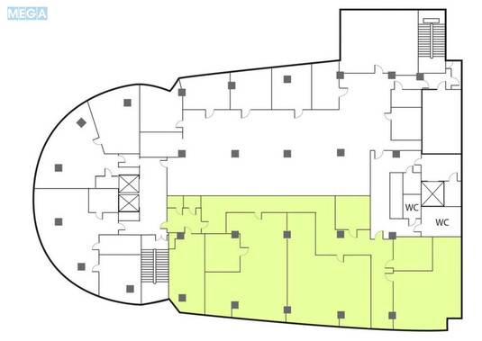 Оренда комерційної нерухомості, 398&nbsp;кв.м, под офис, <a class="location-link" href="/kiev/" title="Недвижимость Київ">Київ</a>, <a class="location-link" href="/kiev/dneprovskij/" title="Недвижимость Дніпровський район">Дніпровський р-н</a>, Евгения Сверстюка ул., 2А (изображение 4)