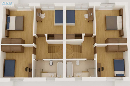 Продаж дома, 2&nbsp;поверху, 105&nbsp;кв.м, 4&nbsp;кімнати, ділянка 2&nbsp;сотки, <a class="location-link" href="/neteshin/" title="Недвижимость Нетішин">Нетішин</a>, Старонетішинська, 8 (изображение 8)