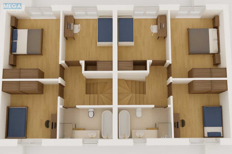 Продаж дома, 2&nbsp;поверху, 105&nbsp;кв.м, 4&nbsp;кімнати, ділянка 2&nbsp;сотки, <a class="location-link" href="/neteshin/" title="Недвижимость Нетішин">Нетішин</a>, Старонетішинська, 8 (изображение 8)