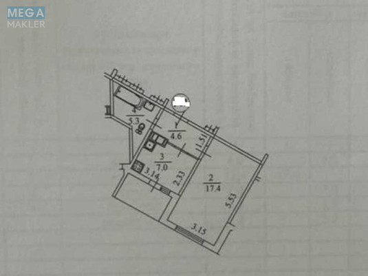 Продаж 1 кімнатної квартири (36/17/7), 18 пов. 24 пов. будинку, <a class="location-link" href="/kiev/" title="Недвижимость Київ">Київ</a>, <a class="location-link" href="/kiev/desnyanskij/" title="Недвижимость Деснянський район">Деснянський р-н</a>, Милославская ул., 18 (изображение 13)