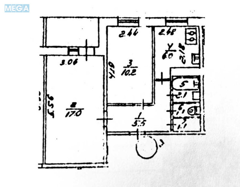 Оренда 2 кімнатної квартири, <a class="location-link" href="/kiev/" title="Недвижимость Київ">Київ</a>, <a class="location-link" href="/kiev/obolonskij/" title="Недвижимость Оболонський район">Оболонський р-н</a>, Йорданська вул., 24 (изображение 18)