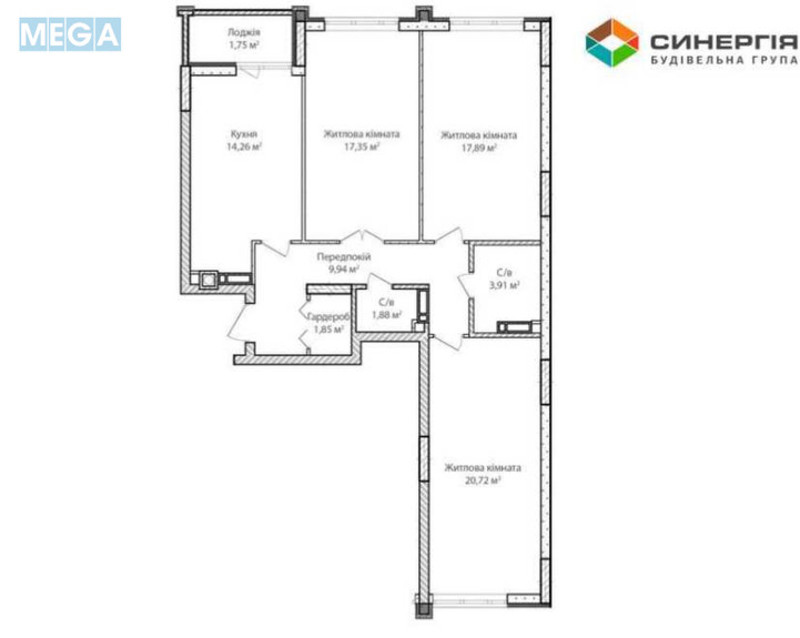 Новобудова, 8 поверхів, <a class="location-link" href="/irpen/" title="Недвижимость Ірпінь">Ірпінь</a>, Кобылянской, 1В/8 (изображение 3)
