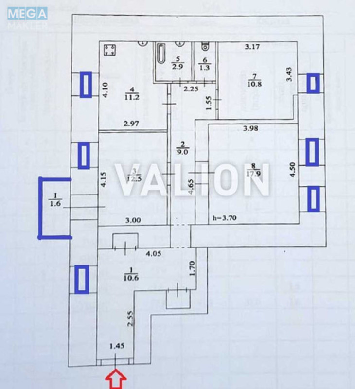 Продаж 3 кімнатної квартири (78/42/12), 2 пов. 5 пов. будинку, <a class="location-link" href="/kiev/" title="Недвижимость Київ">Київ</a>, <a class="location-link" href="/kiev/shevchenkovskij/" title="Недвижимость Шевченківський район">Шевченківський р-н</a>, Михайловский пер., 17 (изображение 25)